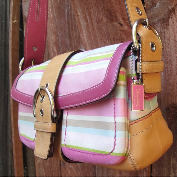 Coach multicolored shoulder bag - Picture 2 of 7